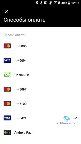 Android Pay Сбербанк